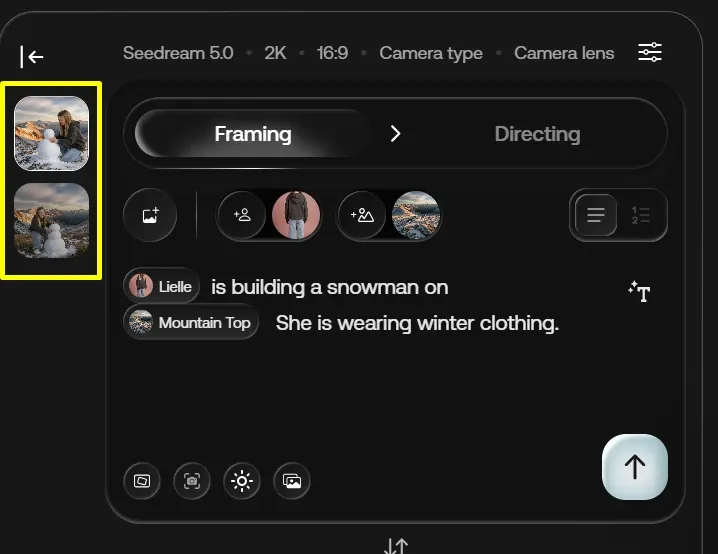 Artlist Studio Multi-Shot Character and Scene Direction Interface