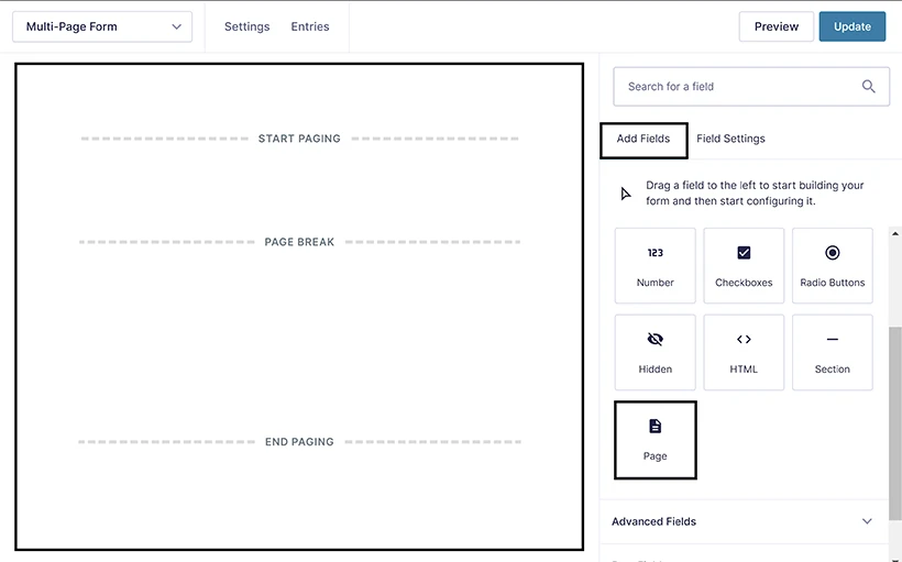 Gravity Forms Drag-and-Drop Form Builder in WordPress