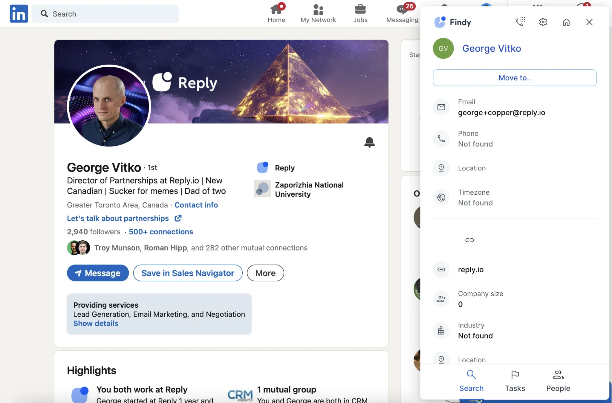 Reply.io 1B+ B2B Contact Database and Chrome Extension