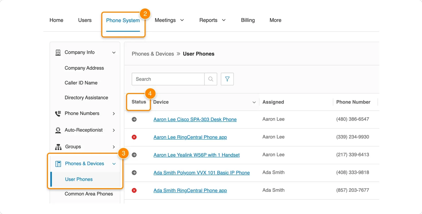 RingCentral Zero-Touch IP Desk Phone Provisioning Console