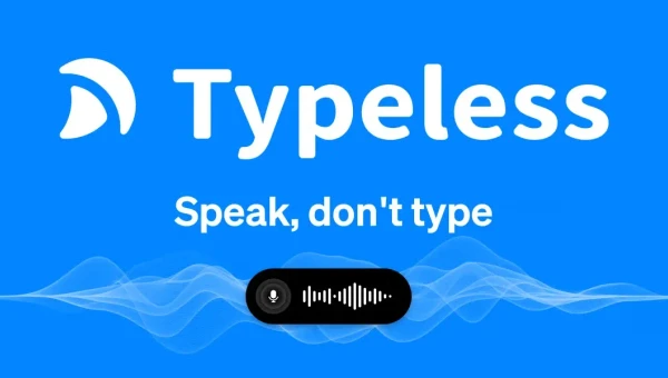 Typeless product screenshot