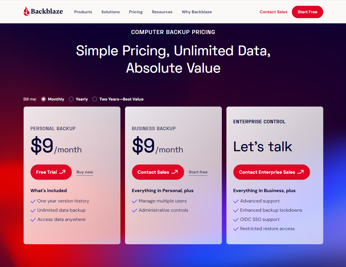 Backblaze Computer Backup