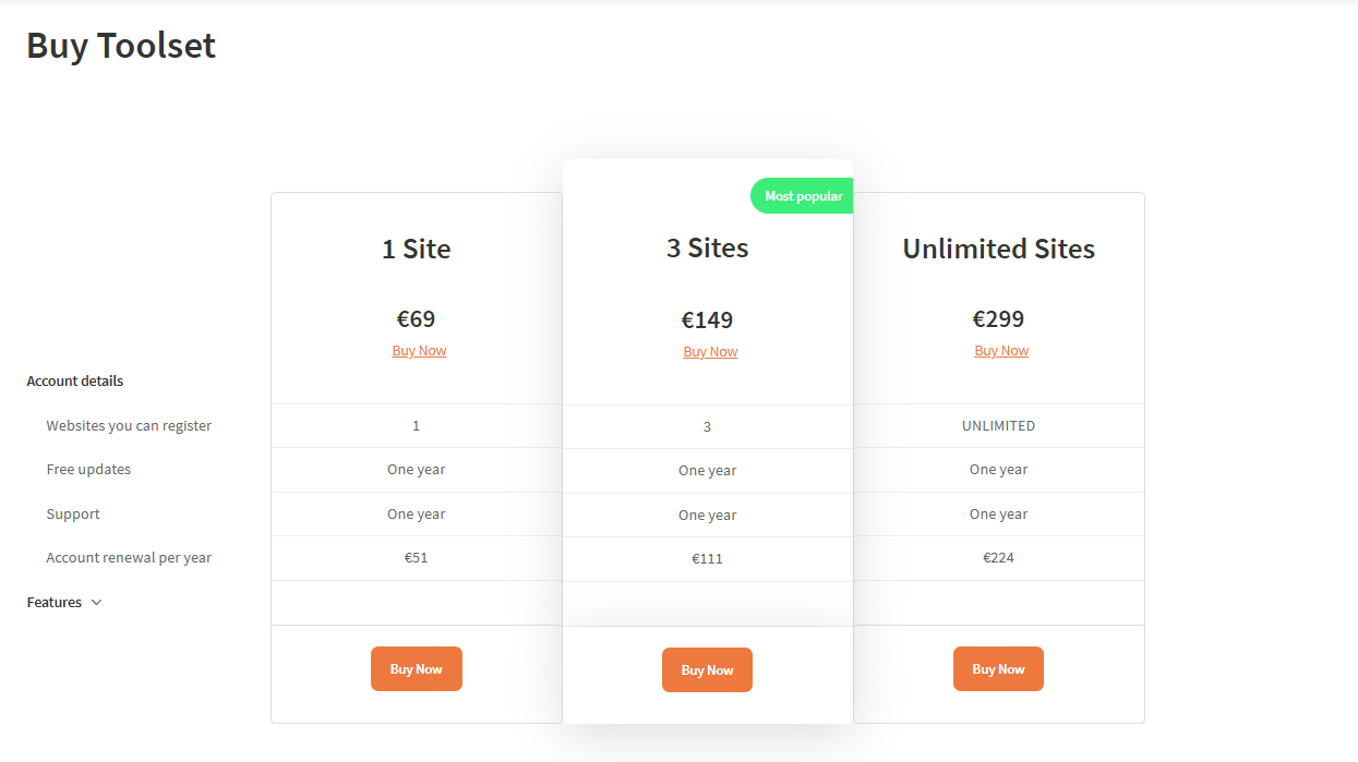Crocoblock vs Toolset
