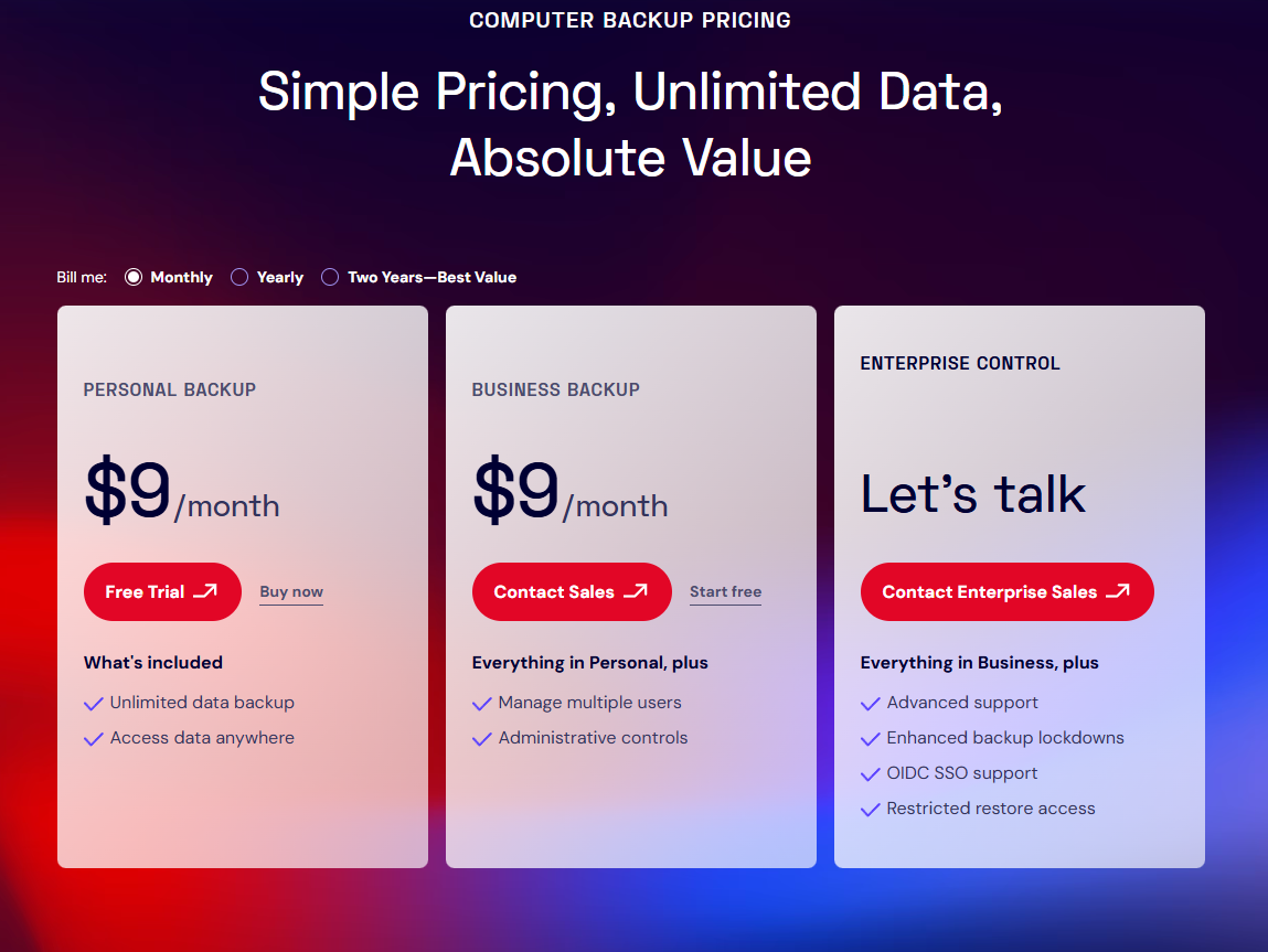 Backblaze - Backblaze Cloud Backup Review - Backblaze Cloud Backup Pricing