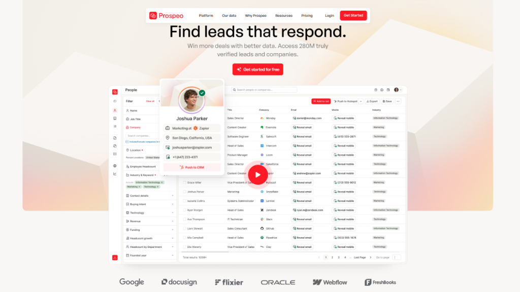 Prospeo review , Prospeo Pricing