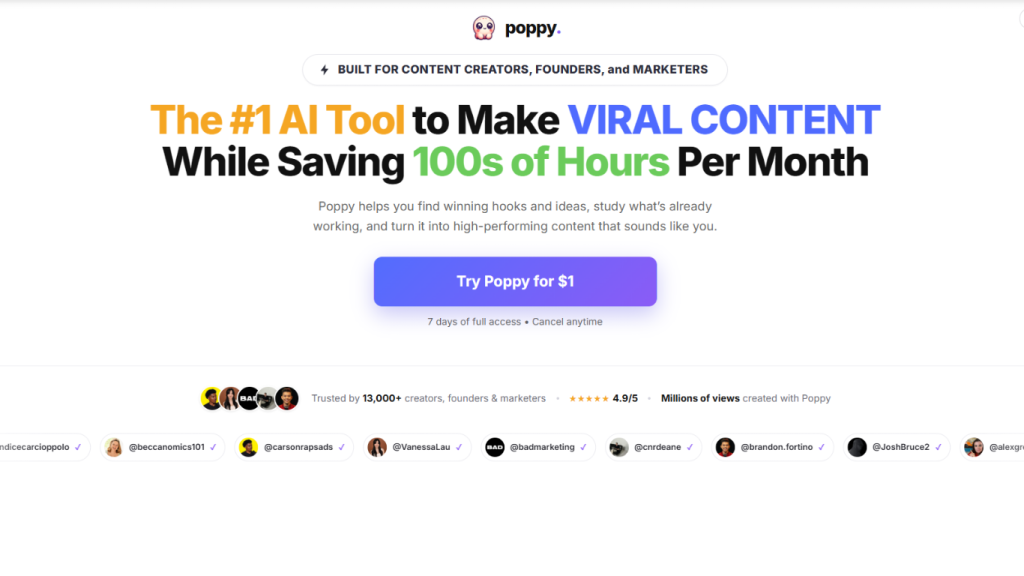 poppy , poppy ai
