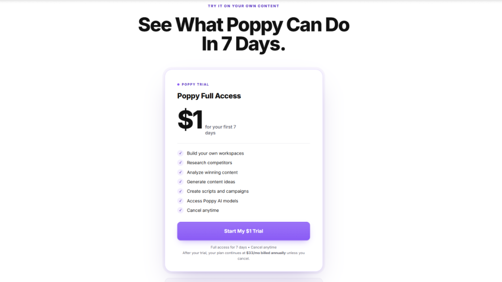 poppy , poppy ai
